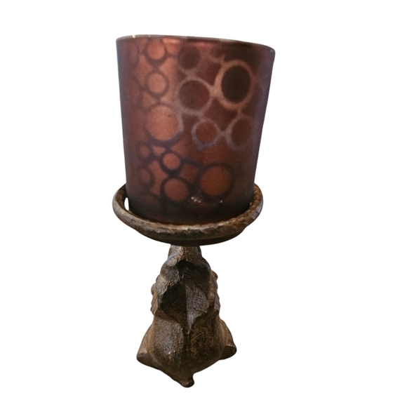 Cast Iron 4" Elephant Votive Holder Heavy Home Decor Comes With Votive Holder - Picture 3 of 8